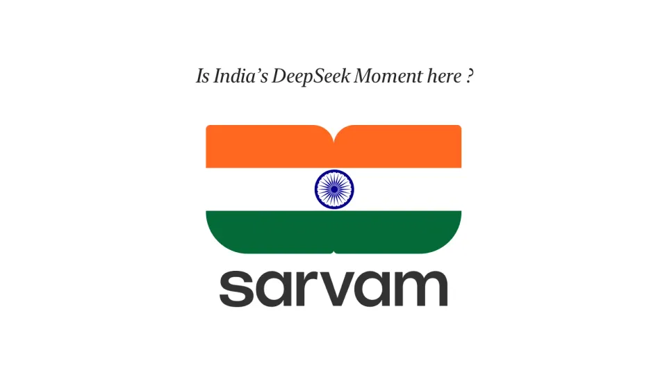 Hero image for the post: Could Sarvam Be India's Answer to DeepSeek and Mistral?
