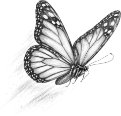 Butterfly sketch