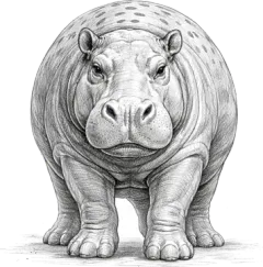 Hippo sketch